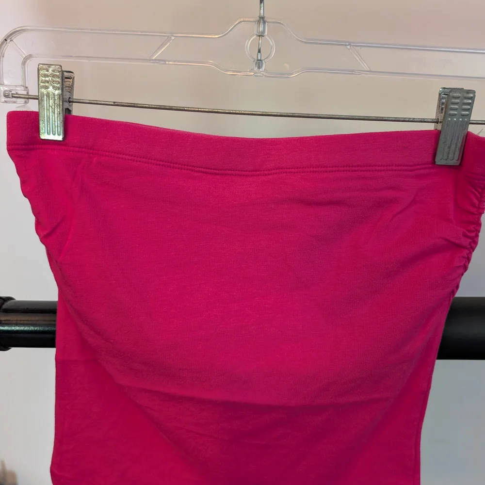 Pink Strapless Tube Top - Picture 2 of 2